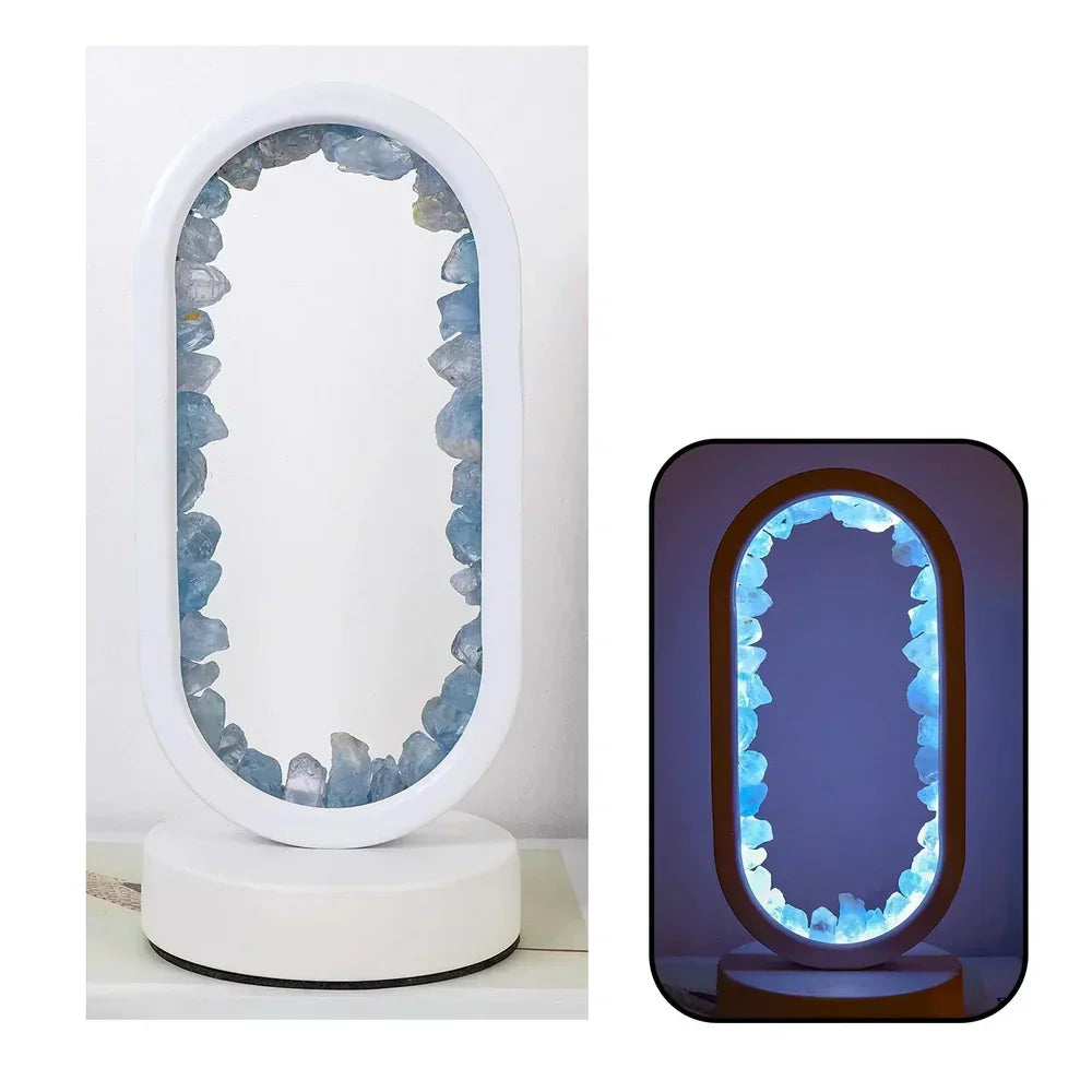 Luxurious Amethyst Desk Light