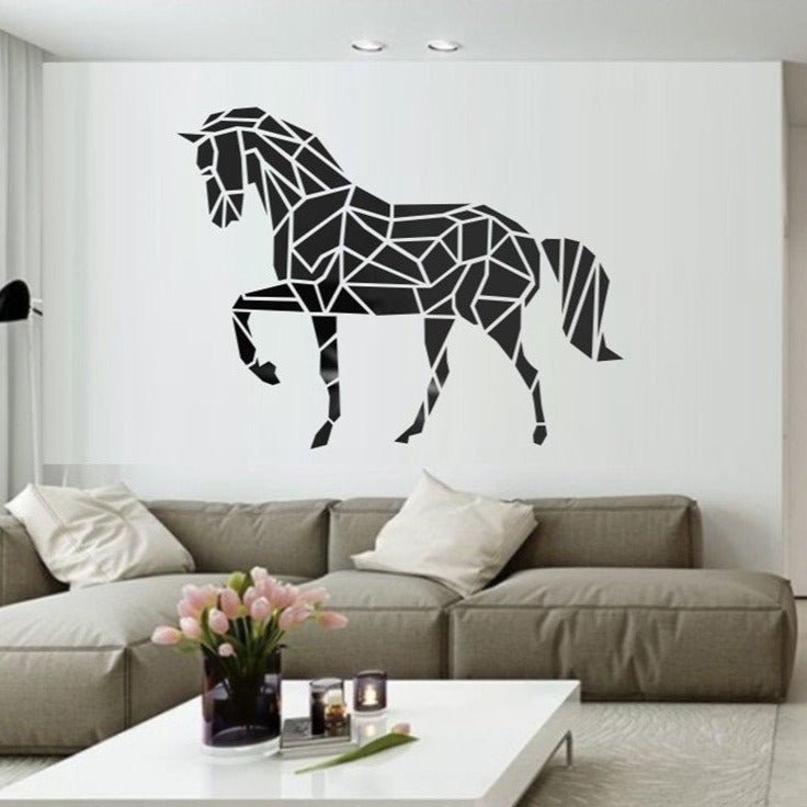 Elegant Horse Theme Wall Mirror