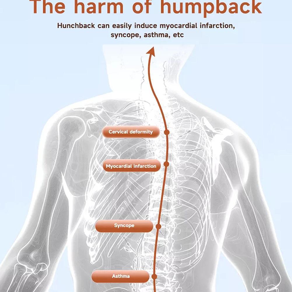 Adjustable Back Support Brace with Vibration Reminder