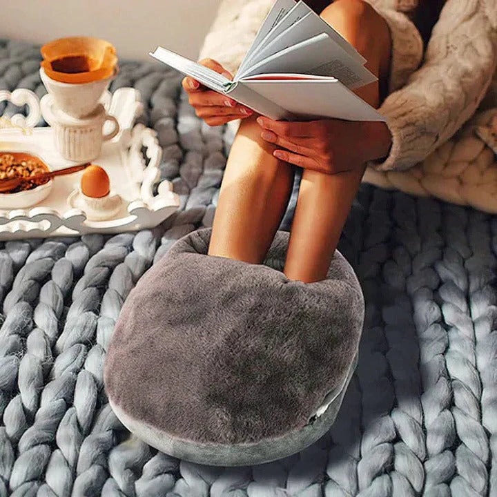 Large Heated Foot Warmer for Cozy Feet - Luxicro