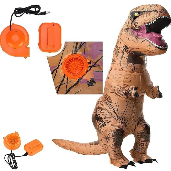 Fun Dinosaur Airblown Costume - Luxicro