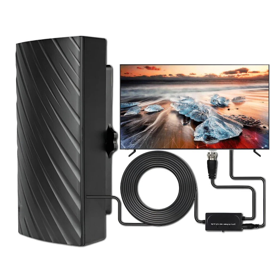 Amplified HD TV Indoor Outdoor Antenna - Luxicro