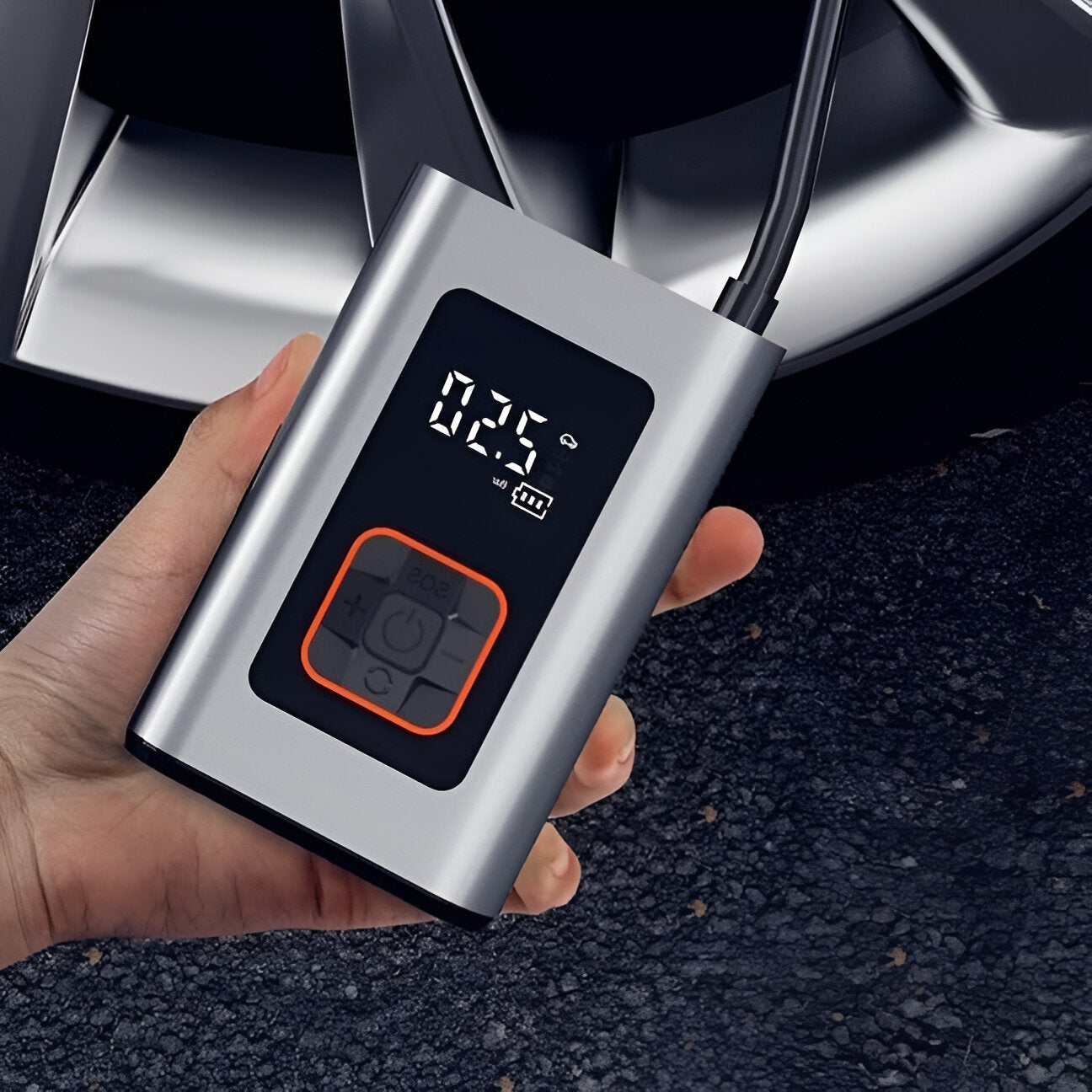 Compact Automatic Car Air Pump - Luxicro