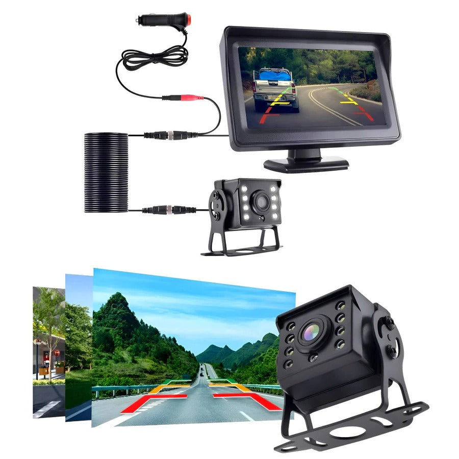 Rear View Backup Camera for Vehicle Trailer - Luxicro