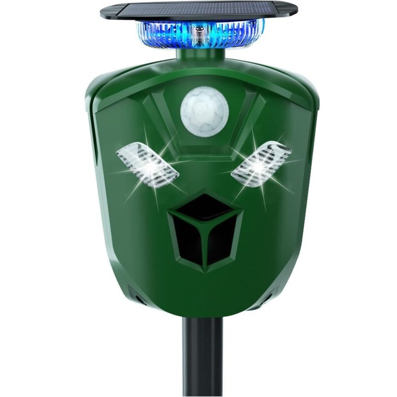 Outdoor Solar Powered Animal Deterrent Device - Luxicro