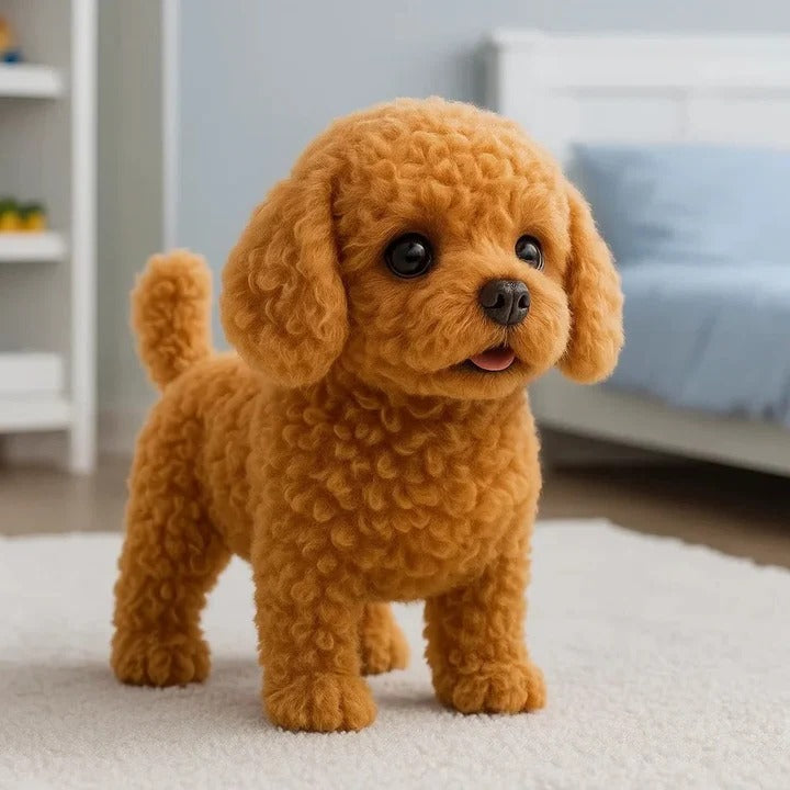 Cuddly Dog Plush Toy, Fun Pet for Children