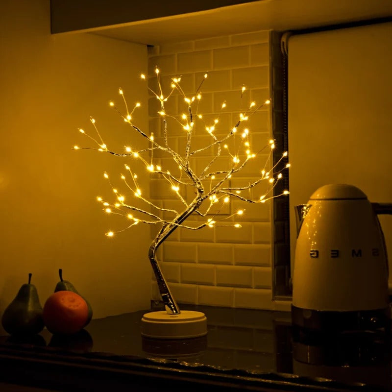 Compact String Light Tree with Rechargeable Wireless Style - Luxicro