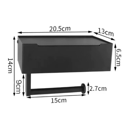 Modern Wall Mounted Chrome Toilet Paper Dispenser