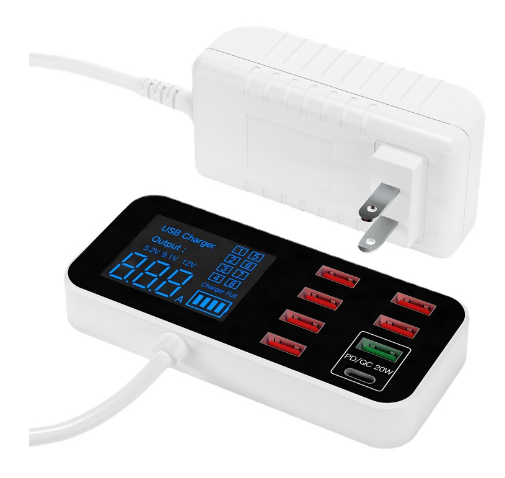 Fast 4 Port USB Charging Station - Luxicro