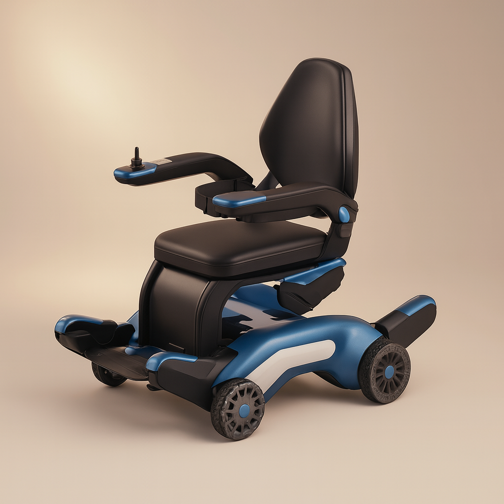 Compact Foldable Stair Climbing Power Wheelchair - Luxicro