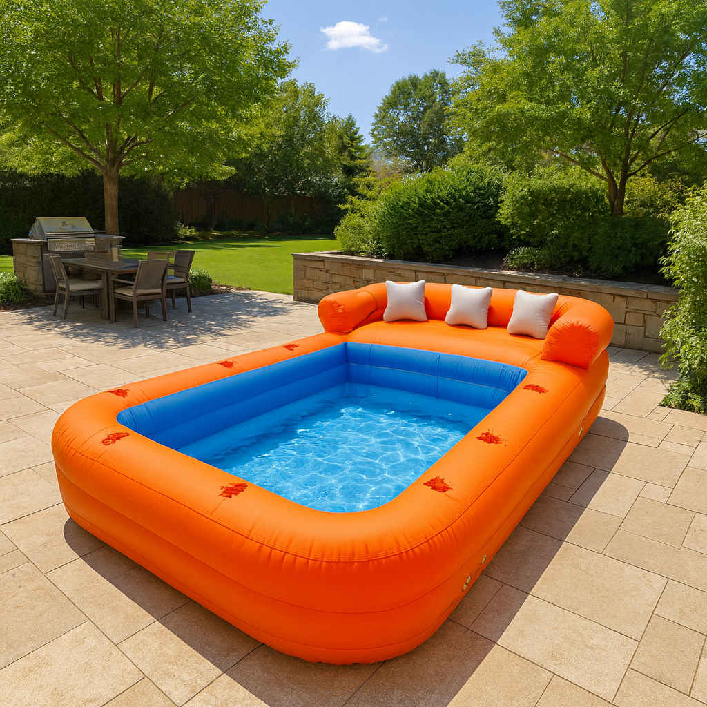 Inflatable Pool Float Lounge Seat - Luxicro