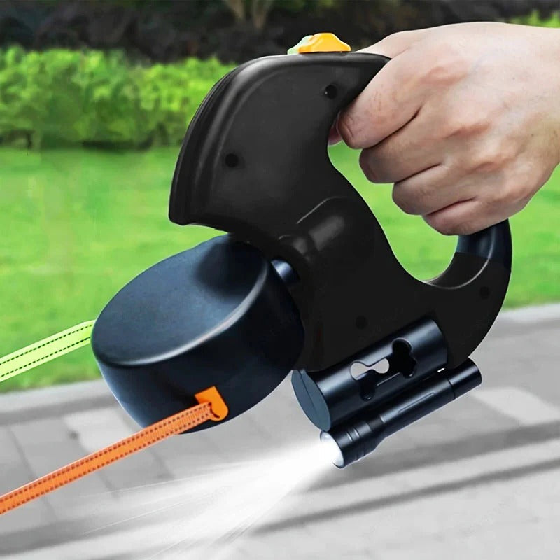 Durable Dog Leash with Light & Poop Bags