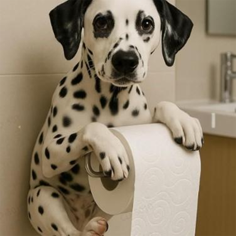 Colorful Pet Theme Toilet Paper Holder