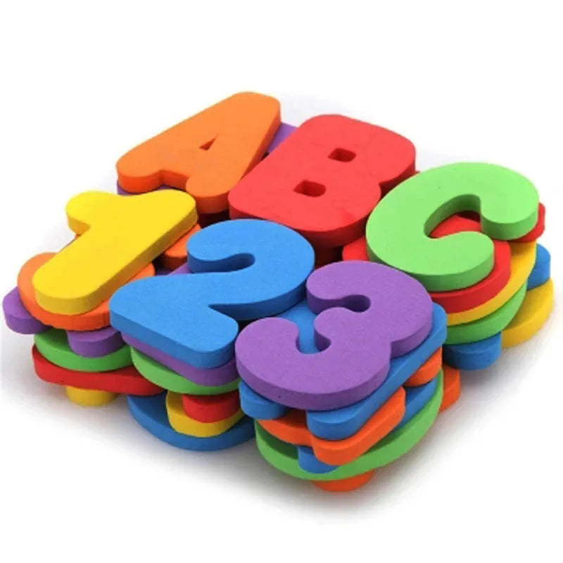 Colorful Educational Bathtub Letters - Luxicro
