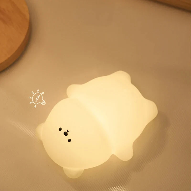 Soft Teddy Baby Night Lamp