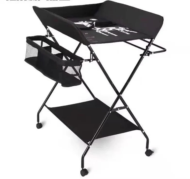Portable Baby Changing Station for Bathroom with Adjustable Height