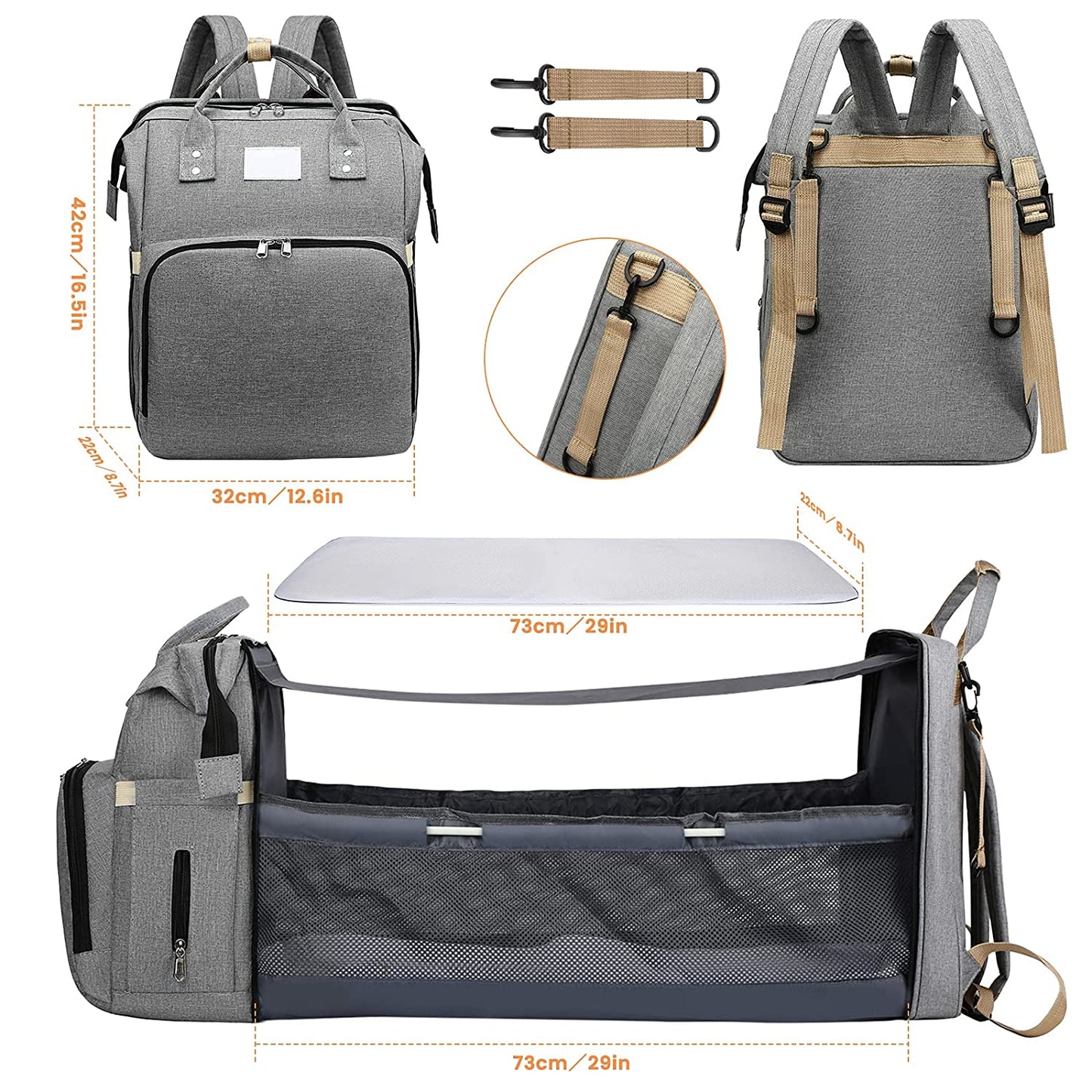 Convenient Mommy Diaper Bag Pack