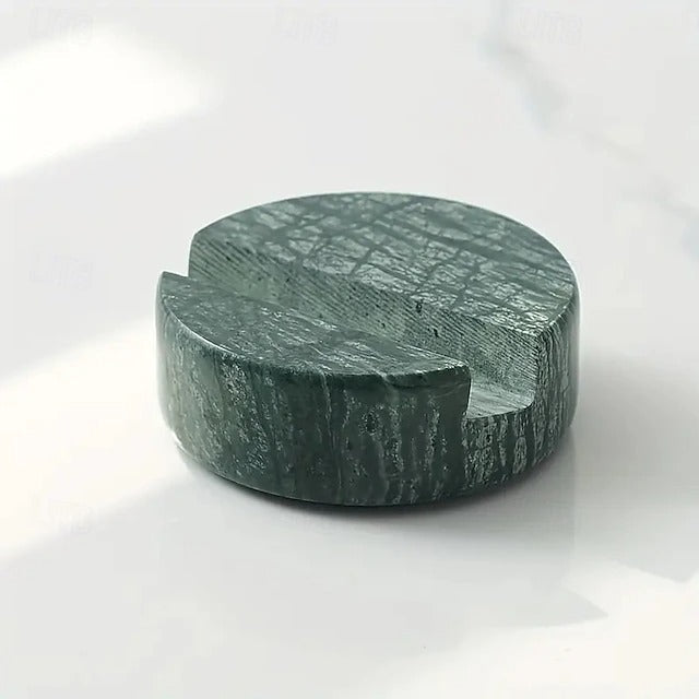 Stylish Marble Phone Holder - Compact Desktop Stand