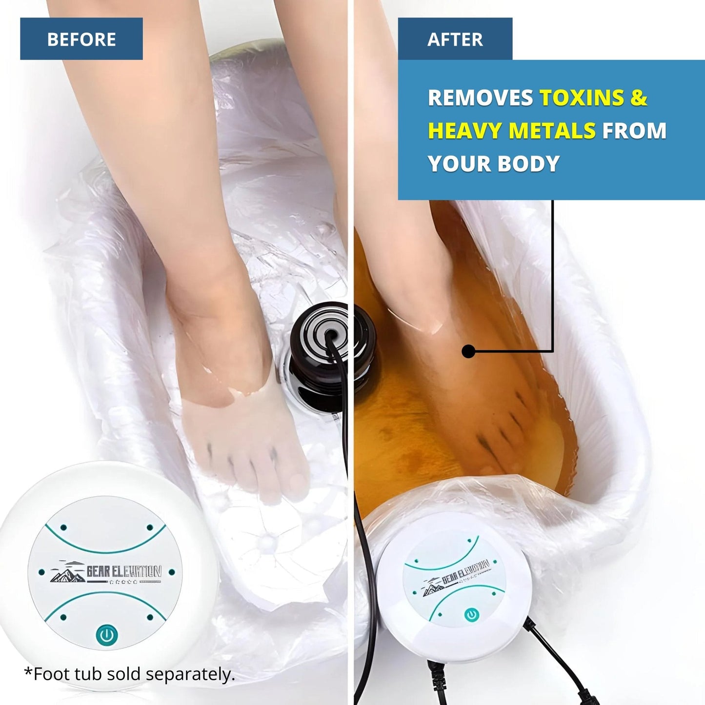 Advanced Foot Spa Detox System for Total Body Cleanse - Luxicro