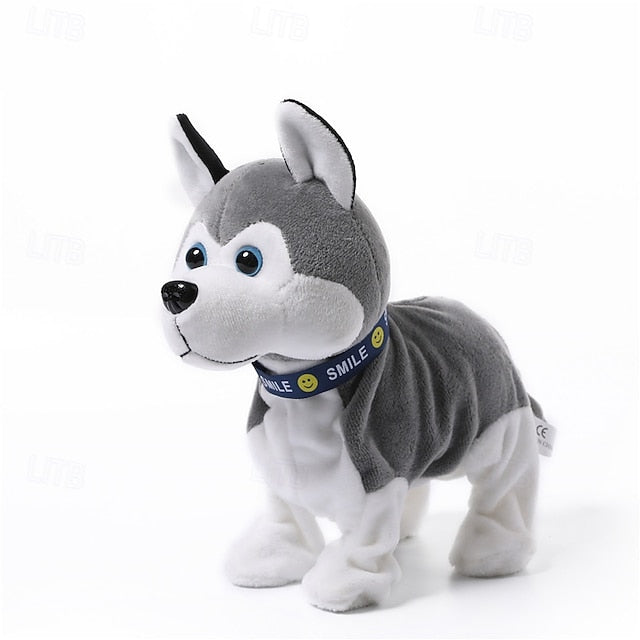 Cuddly Musical Plush Dog Toy with Sound - Luxicro
