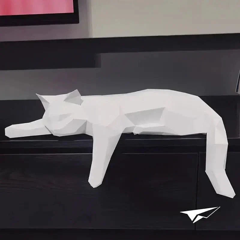 Cute Kitty Figurine Home Decor