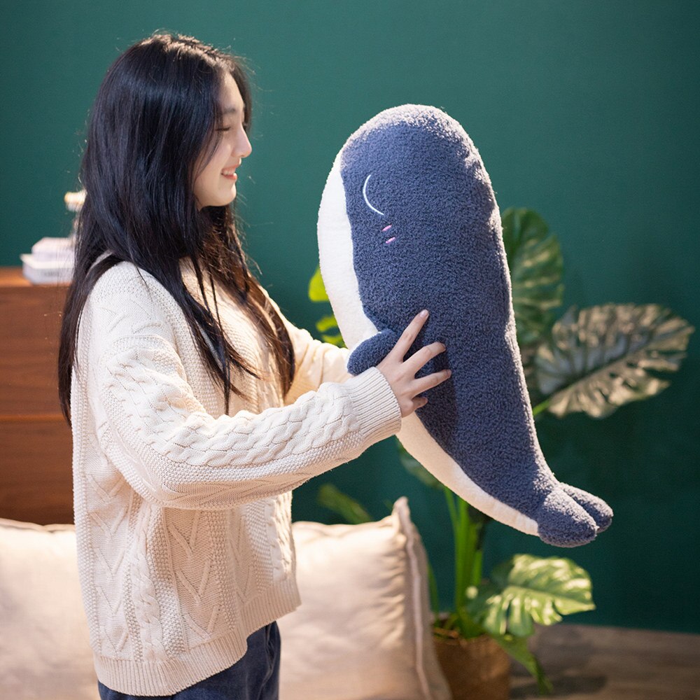 Adorable Plush Blue Whale Teddy Toy - Luxicro