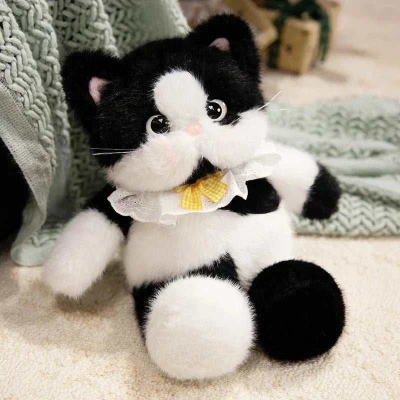 Cuddly Large Eyed Cat Soft Plush Toy