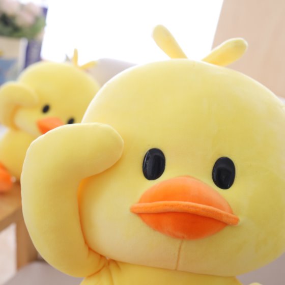 Fun Yellow Quacking Duck Plush Toy