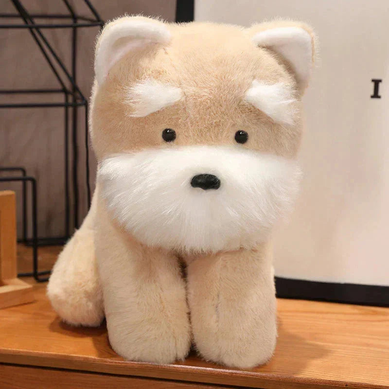 Adorable Plush Beige Dog Stuffed Animal