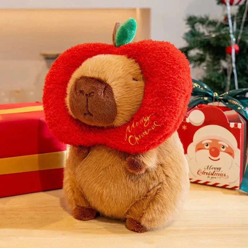 Cute Christmas Capybara Soft Plush Toys