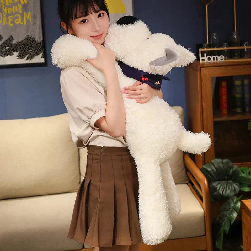 Cute White Terrier Soft Plush Toy