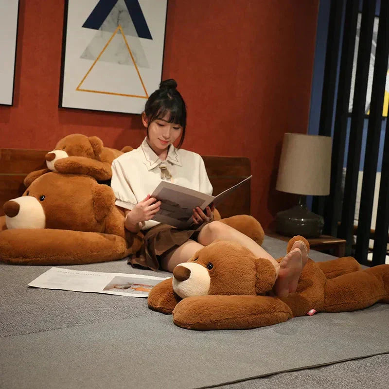 Snugly Cute Brown Plush Teddy Bear Toy