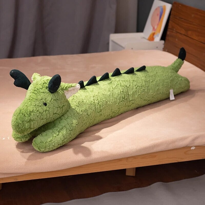 Plush Friendly Green Dragon Toys