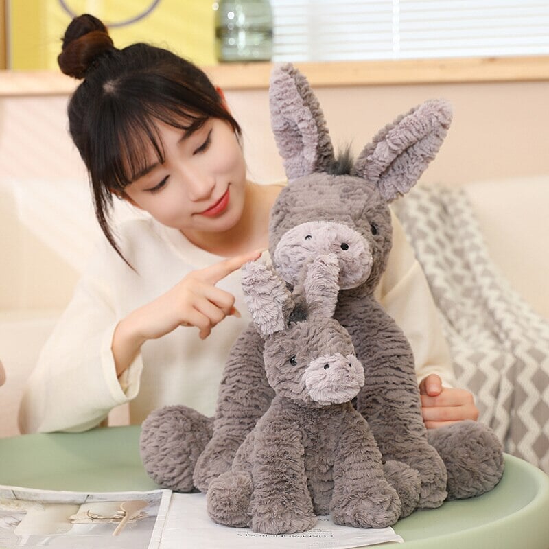 Snugly Cute Donkey Stuffed Animal