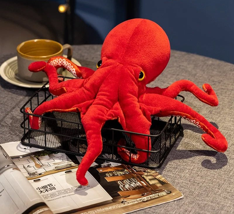 Vibrant Cute Octopus Plush Toy