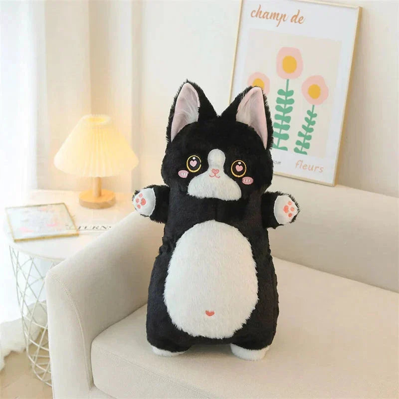 Funny Two Tone Kitten Soft Toy
