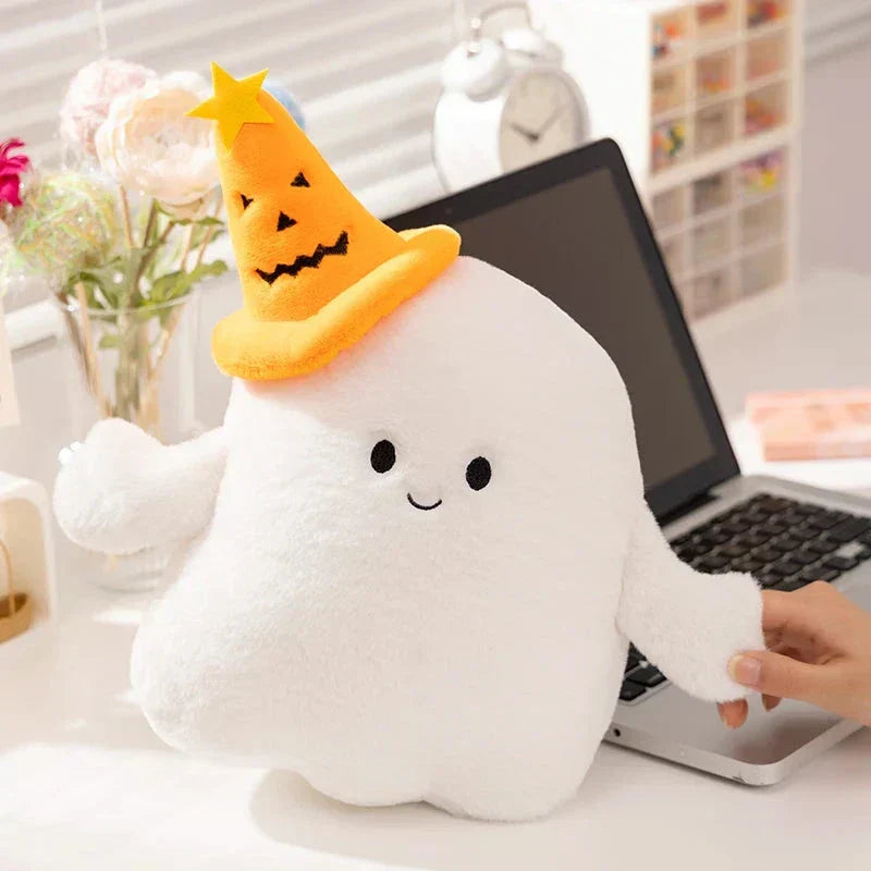 Friendly Ghost Pumpkin Soft Toy