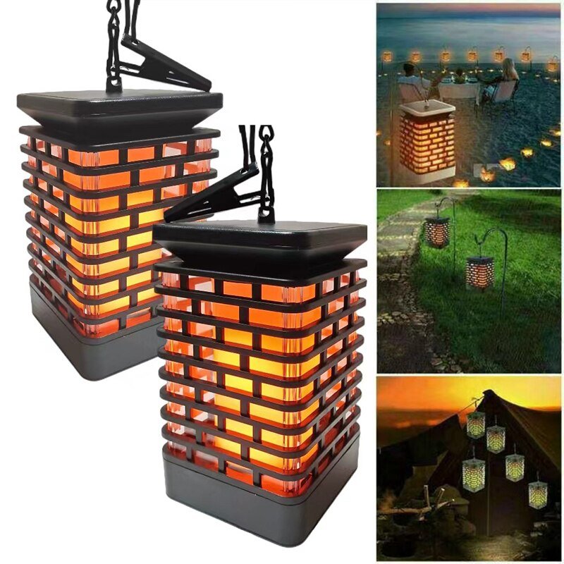 Solar Powered Outdoor Flicker Lantern Light - Luxicro