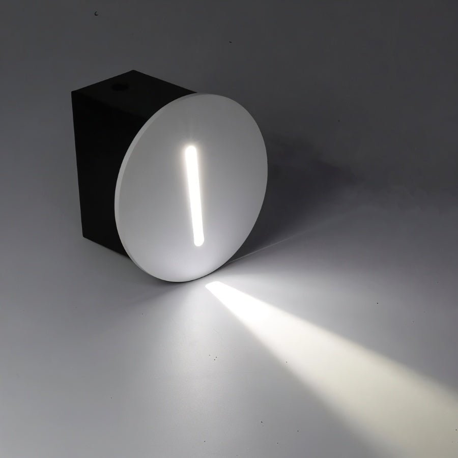 Flush Mount LED Wall Lamp With Brushed Steel Finish