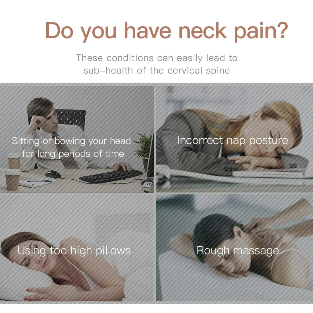 Compact Neck Massager with Heat and Knead Function