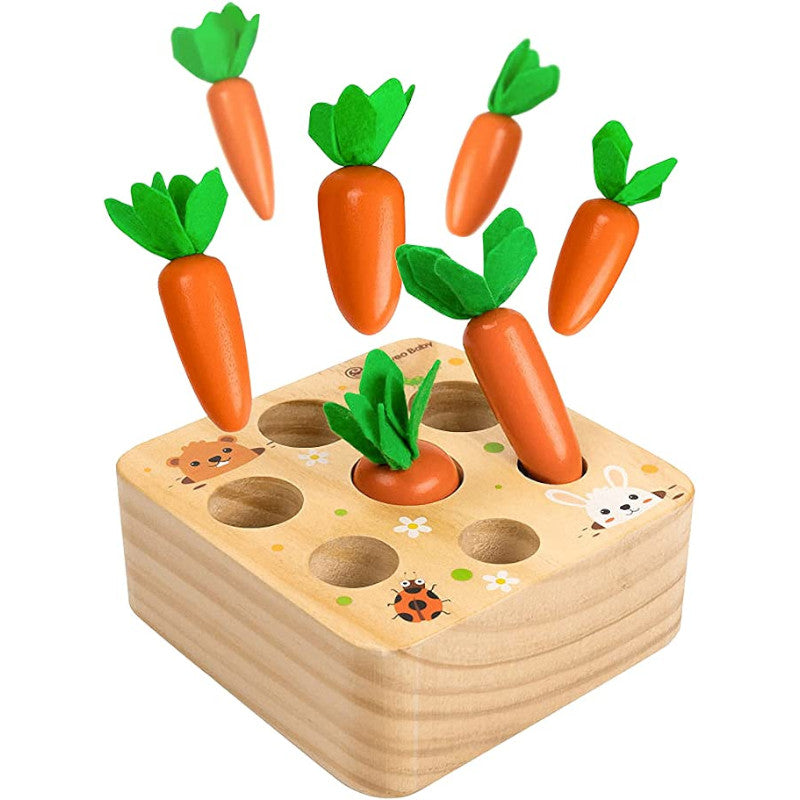 Colorful Wood Toy Vegetable Set - Luxicro