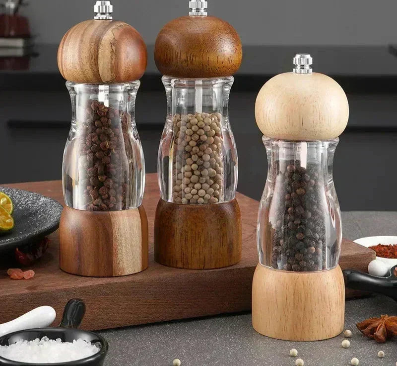 Manual Wooden Spice Mill Set - Luxicro