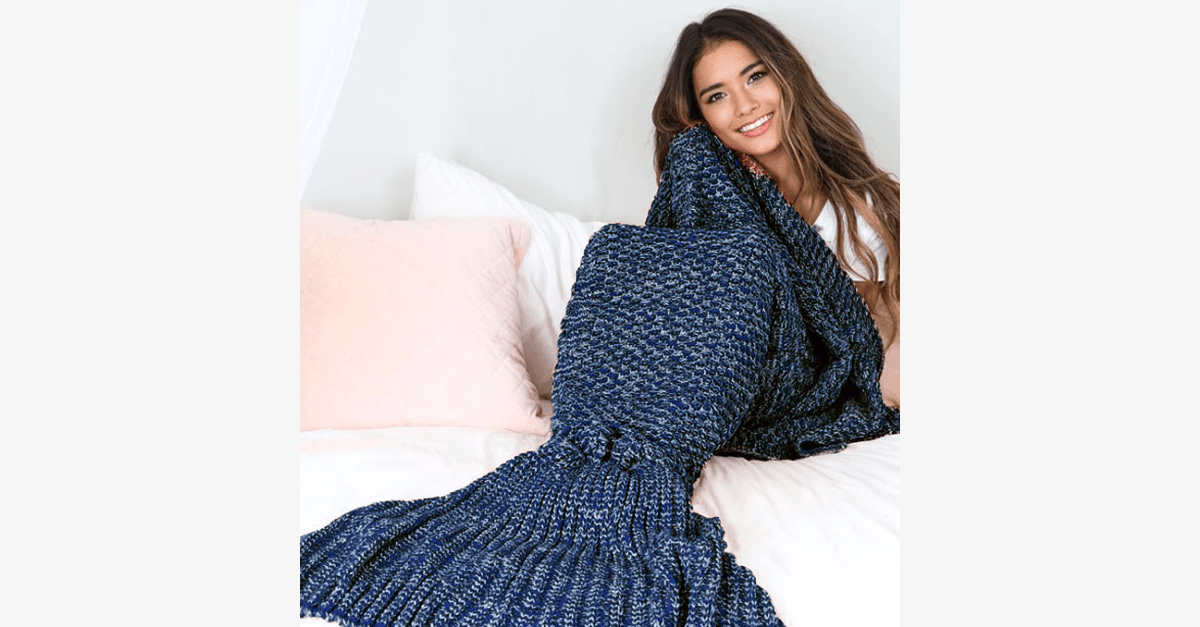 Cozy Fleece Ocean Blanket Throw
