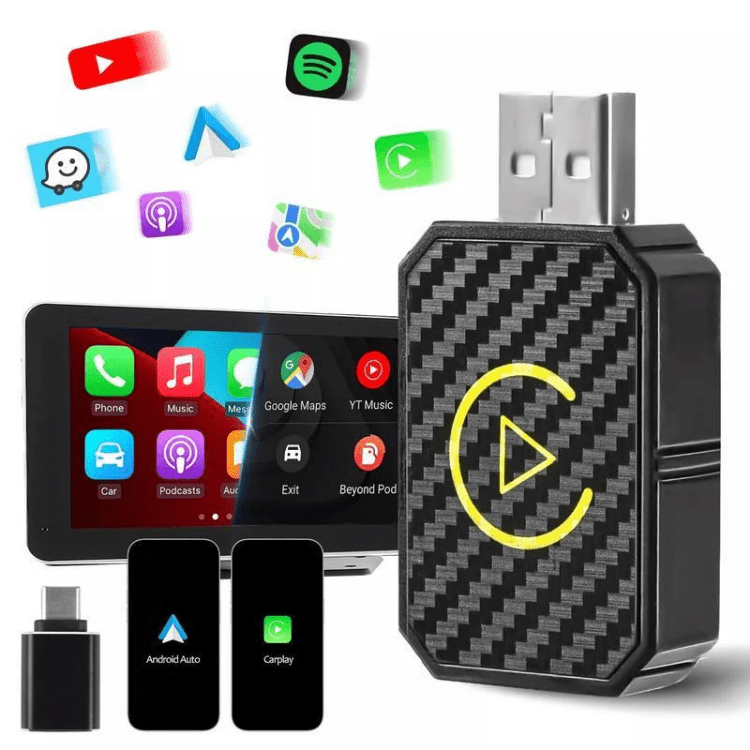 Compact iPhone CarPlay USB Adapter