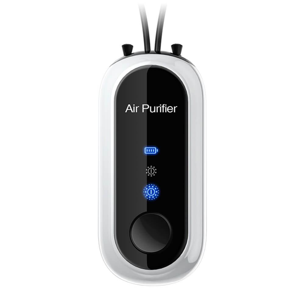 Compact USB Rechargeable Air Purifier Necklace
