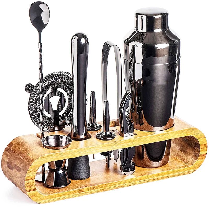 Complete Home Bar Cocktail Kit Set