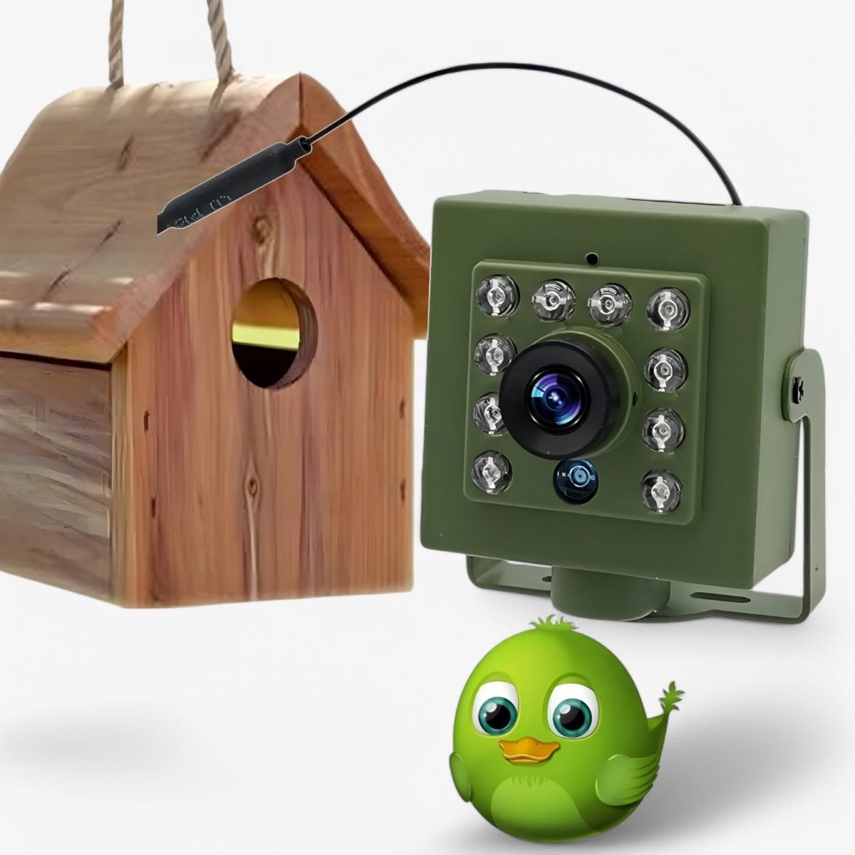 Wireless Night Vision Birdhouse Security Camera - Luxicro