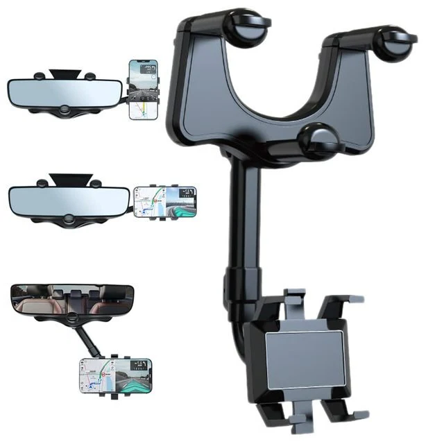 Adjustable Phone Mount 360 Degree Rotation Car Kit - Luxicro