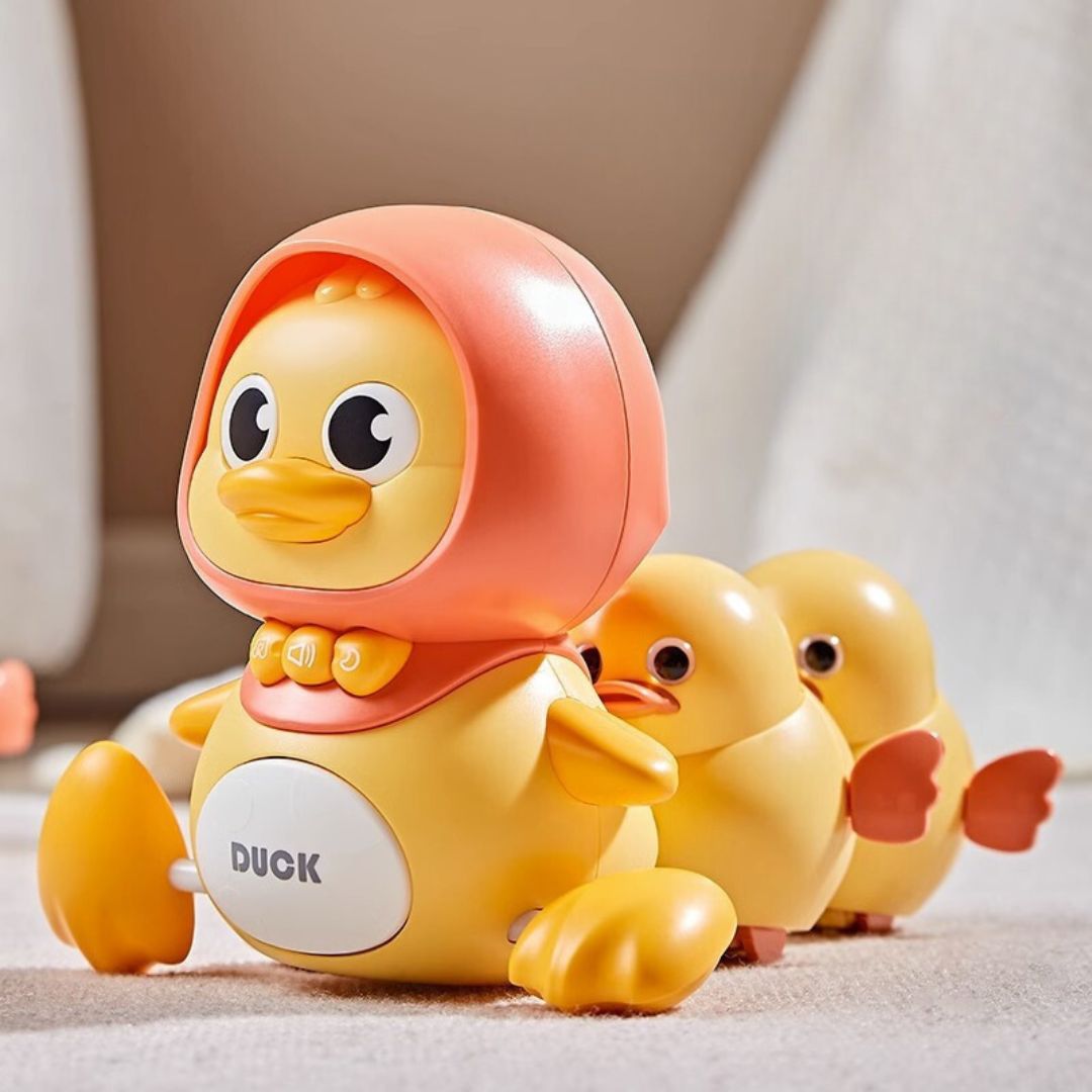 Cute Quacking Duck Figures Toy Set