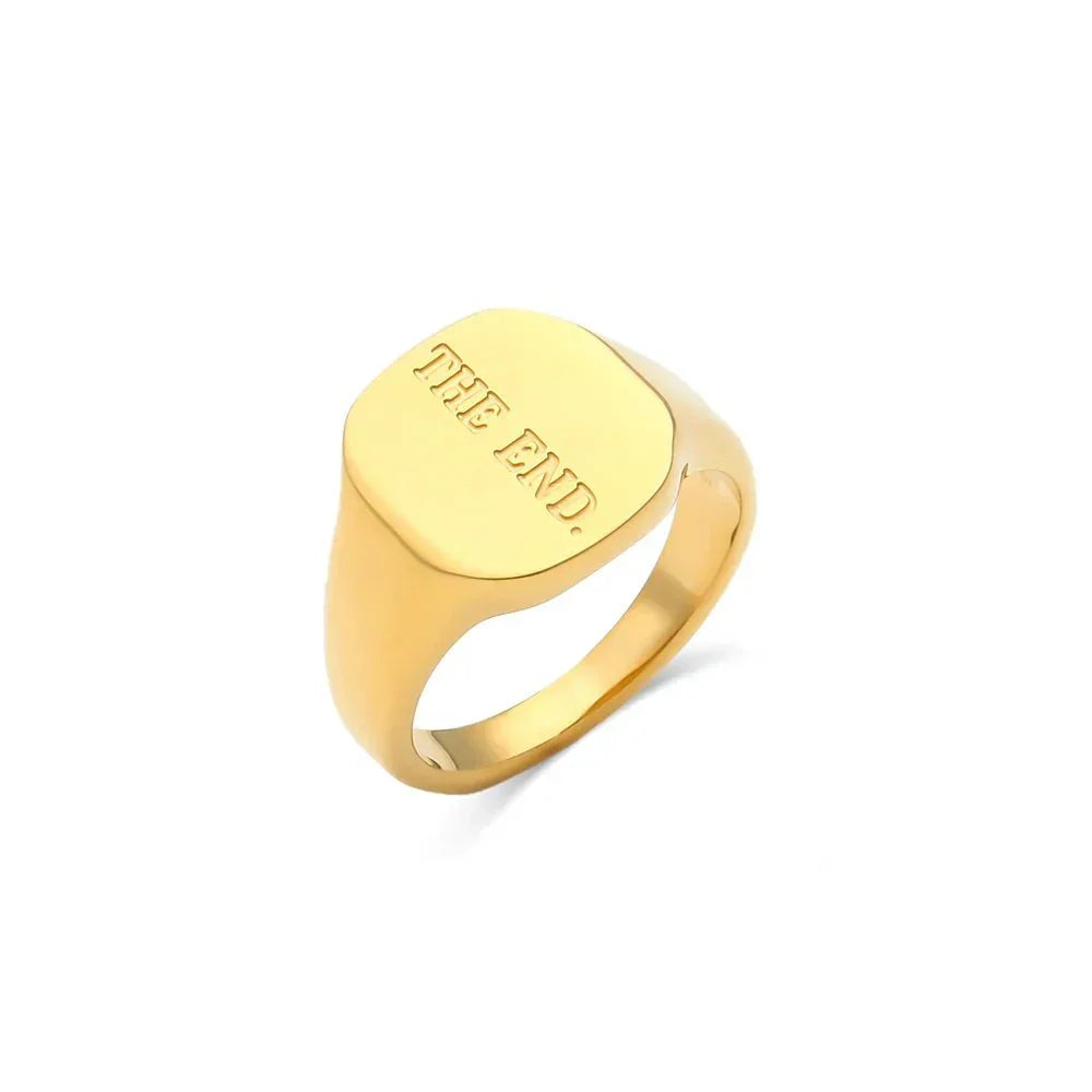 Inspirational Message Personalized Ring Bands